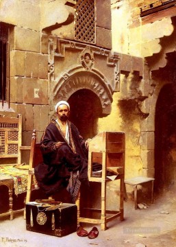 アンブロス・ラファエル エジプトの書記官 アラブ人 Oil Paintings